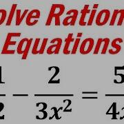 How To Solve Rational Equations Step By Step Tutorial