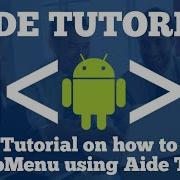 Popup Menu Learn How To Code Using Aide Tool On Android