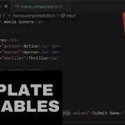 How To Use Template Variables In Angular And Reference HTML Elements Relearning Angular Part 20