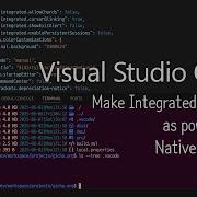 Visual Studio Code Integrated Terminal Settings