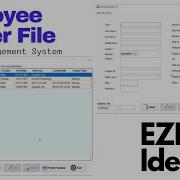 Employee Master File In Payroll System VB Net Forms