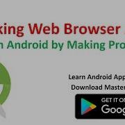 Making Web Browser App With Android Studio Master Android App