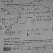 MCR3U Applications Of Exponential Functions