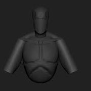 Primitives Blocking Out Male Upper Body