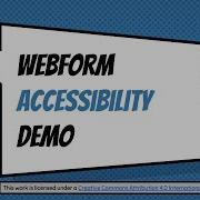 Webform Demo Accessibility