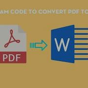 Python Programming Tutorial Building A PDF To Word Converter