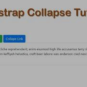 Bootstrap Collapse Tutorial Using Bootstrap Framework