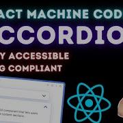 Accordion Component ReactJS Fully Accessible And WCAG Compliant EP5 React Machine Coding Series
