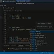 CREATING A TEXT EDITOR USING TKINTER IN PYTHON BY THE VAST