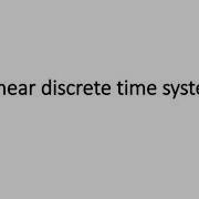 Pulse Transfer Function Impulse Response Of LDS System