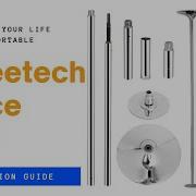 Yaheetech Portable Dance Pole Upper Adjustment Installation Guide Dancepole