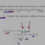 Correlation Of Random Variables