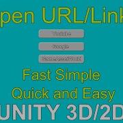 Unity Open URL Links With A Button Quick And Easy