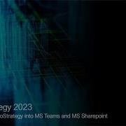 MicroStrategy 2023 Embedding MicroStrategy Into MS Teams And MS Sharepoint