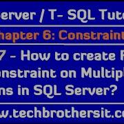 Как создать ограничение внешнего ключа для нескольких столбцов в SQL Server Учебное пособие по