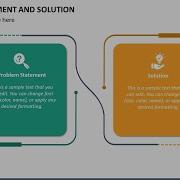 Problem Statement And Solution Animated Slides