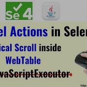 How To Scroll Inside The WebElement In Selenium Scroll Inside WebTable WebTable Vertical Scroll