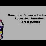 Python 9 Recursive Function Part 2