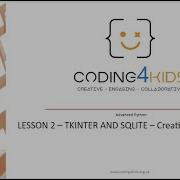 Tkinter And Sqlite Contact List App Lesson 2 Creating The Database