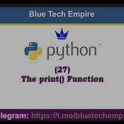 Python Print Function