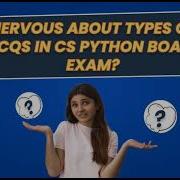 Computer Science With Python MCQ Bank Class 12th CBSE Term 1