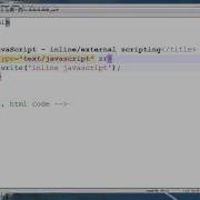 JavaScript Tutorial 3 Inline External Scripting