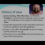 Java Tutorial Part 2 History Of Java Features Of Java Hello Java Program