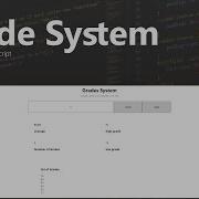 Fast Coding Grades System HTML CSS And Javascript
