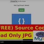 Upload Preview Jpg Image Only PHP MYSQL AJAX