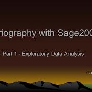 Variography With Sage2001 Part 1