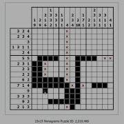 Solving 15x15 Nonogram Puzzles