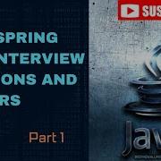 Spring Boot Interview Questions And Answers Part 1 SpringBoot Spring Spring Interview Questions Java