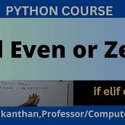 Python Program To Check If A Number Is Odd Even Or Zero Simple Tutorial
