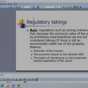Takings Clause California Bar Exam Constitutional Law