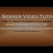 Select Statement In Sql Server Part 10