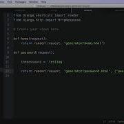 009 Making A Random Password Full Stack Development Django Python Full Course