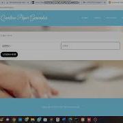 Question Paper Generator Layout In PHP