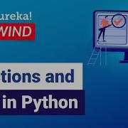 Functions And OOP In Python Functions In Python Edureka Python Rewind 2