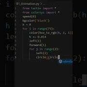 Amazing Animation Python Pythonturtle Turtle Graphics Coding Programming Viralshorts Shorts