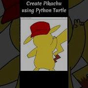 Create A Pokémon Pikachu Using Python Turtle Programming Language Shorts Python Python3