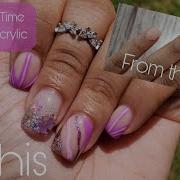 My First Attempt At Acrylic This Was A Disaster Testing Young Nail Low Odor Acrylic Kit