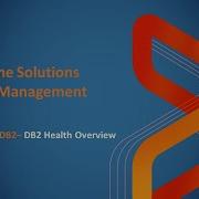 MainView For Db2 Db2 Health Overview