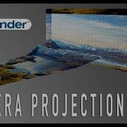Простая проекция камеры в Blender 3D полный урок по визуальным эффектам