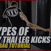 3 Types Of Muay Thai Leg Kicks Heavy Bag Tutorial