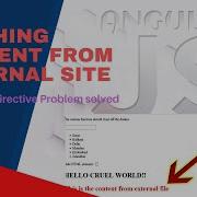Angular JS With HTML For Beginners Ng Include Directive Problem Solved Learning Simplified