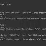 Using Gopy To Connect To PostgreSQL From Python Without Psycopg2