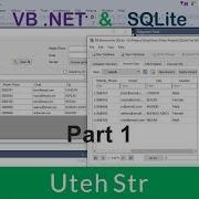 Visual Basic NET VB NET With SQLite Database CRUD Part 1