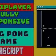 Ping Ping Multiplayer Fully Responsive Using Js