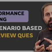 AskRaghav 4 Scenario Based Interview Ques Performance Testing