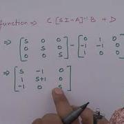 Transfer Function Derivation From State Model Statement Problem No 4 Control Systems